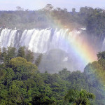 Attrazioni turistiche del Brasile. Cascate di Iguazú, Brasile-Argentina. Author and copyright Marco Ramerini