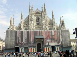 Clima dell'Italia del nord: Duomo, Milano, Lombardia, Italia. Autore e Copyright Marco Ramerini