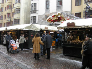 Mercatini di Natale di Innsbruck, Austria. Autore e Copyright Liliana Ramerini