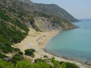 La spiaggia di Koroni, Cefalonia, Grecia. Author and Copyright Niccolò di Lalla
