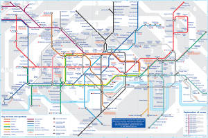 London Tube Map, Mappa della Metropolitana di Londra