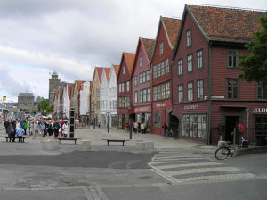 Bryggen, Bergen, Norvegia. Author and Copyright Marco Ramerini,