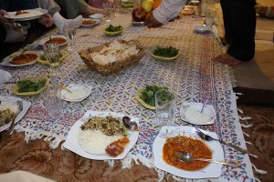 Tipica cena persiana. Autore e Copyright Marco Ramerini