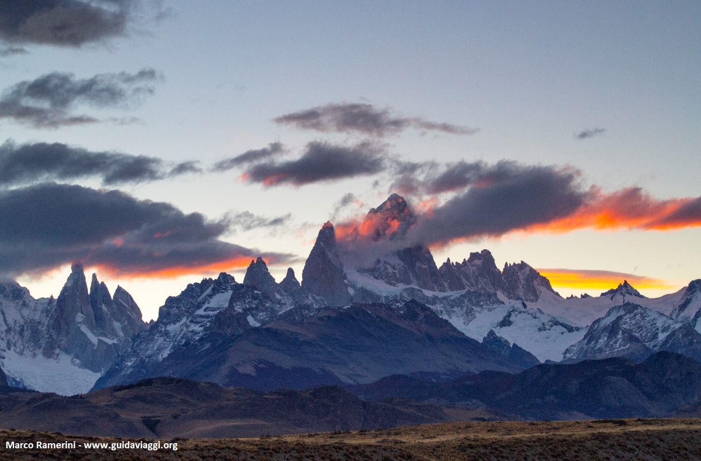 Monte Fitzroy e Cerro Torre, Patagonia, Argentina. Autore e Copyright Marco Ramerini